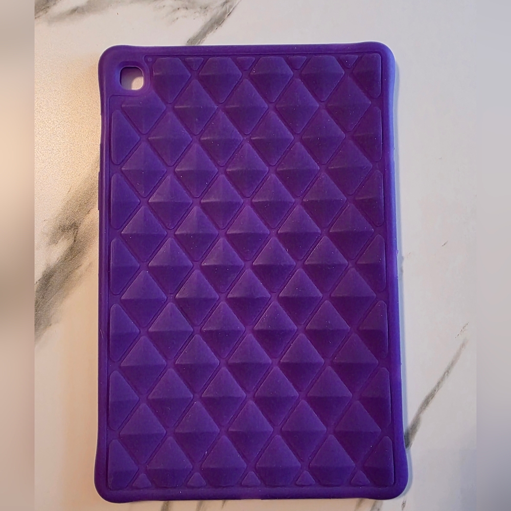 Purple Tablet Case - Durable Silicone Protective Cover For Samsung SE5